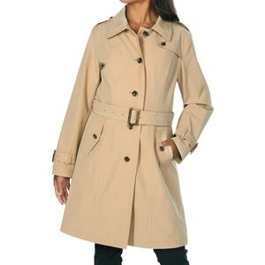 Pendleton Women’s Belted Trench Coat, Tan, Sz L, NWT